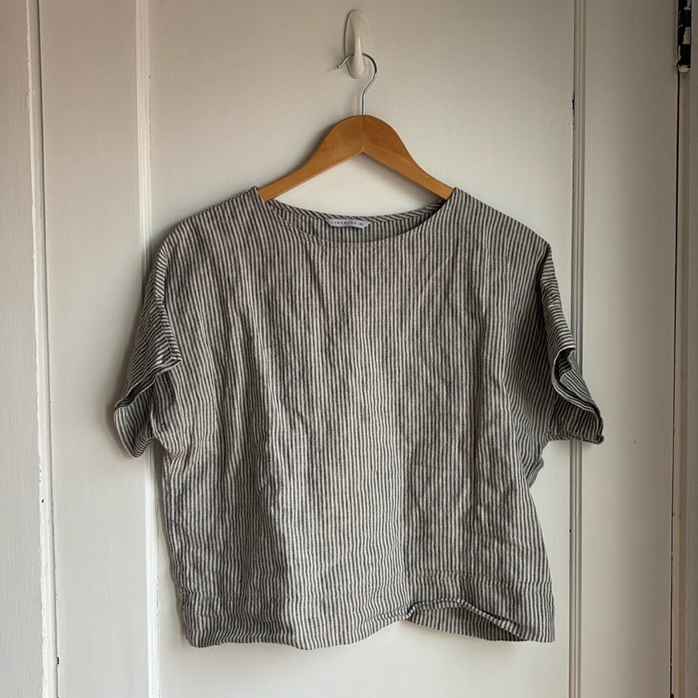 Linenfox Stripe Linen Boxtop